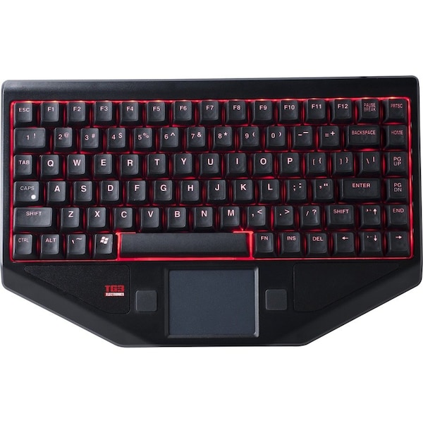 Tg3 Electronics TG3 BLTX Keyboard - Cable Connectivity - USB Interface - 82 Key(s) - QWERTY Layout - TouchPad KBA-BLT-5RBUVS - main