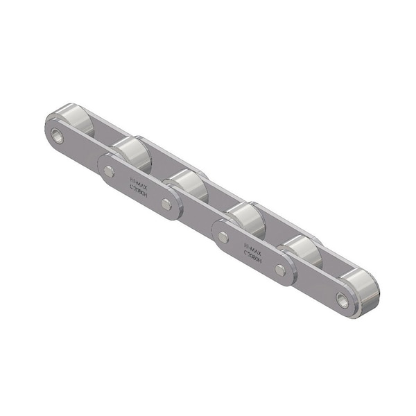 Senqcia Hi-Max Conveyor Series Double Pitch Riv Lg, 10 ft OAL, 2 P, 1-1/8 Dia x 5/8 W C2082HMRB - main