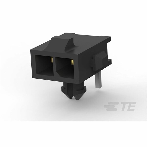 Te Connectivity Pin & Socket Connectors Hdr Assy 2 Pos R/A Single Row 30 Au 2-1445098-2 - main
