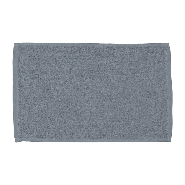 Towelsoft Light Weight Terry 100% cotton Sports Face Towel 11 inch x 18 inch Silver Gray Face-EL1410-SLVR - main