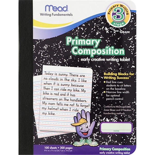 Mead Products Mead Products Primary Composition Book Full Page MEA09902 - main