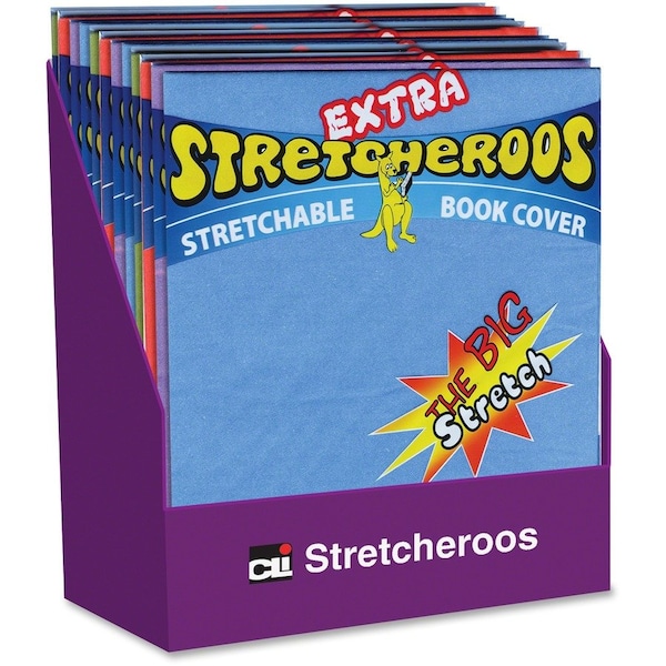 Charles Leonard Extra Stretcheroos Bookcovers, Assorted Colors, PK36 34516ST - main