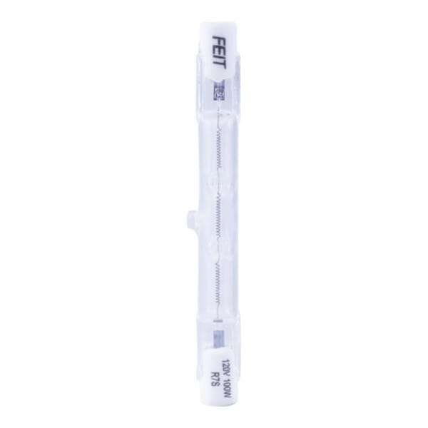 Feit Electric Halogen Bulb, 100 W, R7 Lamp Base, J T3 Lamp, 1200 Lumens, 3000 K Color Temp BPQ100T3/CL/S/CAN - main