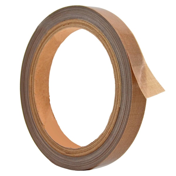 Wod Tape TFE28NA PTFE Fiberglass Cloth Teflon Tape Non Adhesive: 1/2 in. x 36 yds, 72PK WOD TFE28NA-00500-72-36-BRO - main