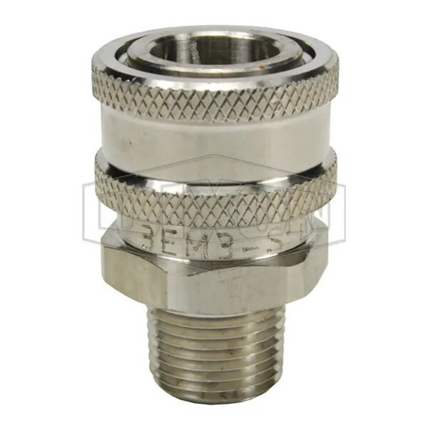 Dixon Straight Through Interchange Quick Connect Coupling, 3/4-14 Nominal, MNPT, 303 SS, Domestic 6EM6-S - main