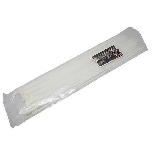 K-Tool International Cable Zip Tie 24 Inch Natural, 50PK AR-24-175-9-L - main