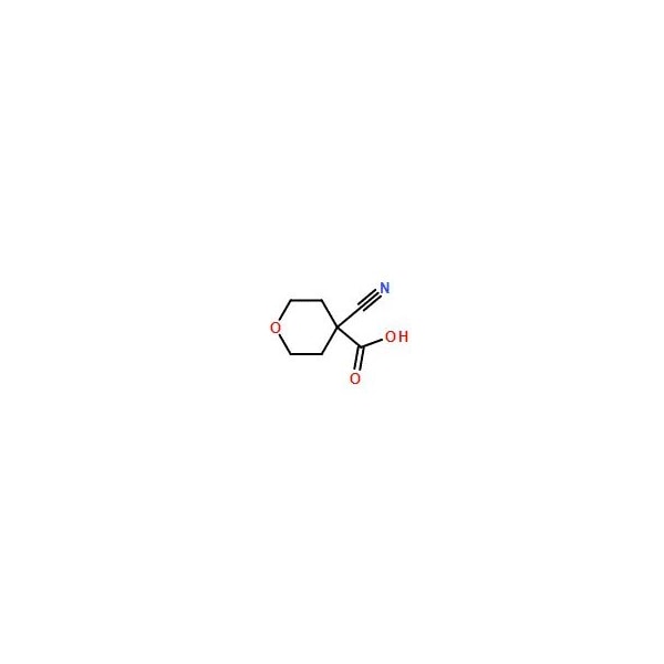 Ak Scientific 4-Cyanotetrahydro-2H-pyran-4-carboxylic acid (1g), CAS 848821-06-7 0547AF-1g - main
