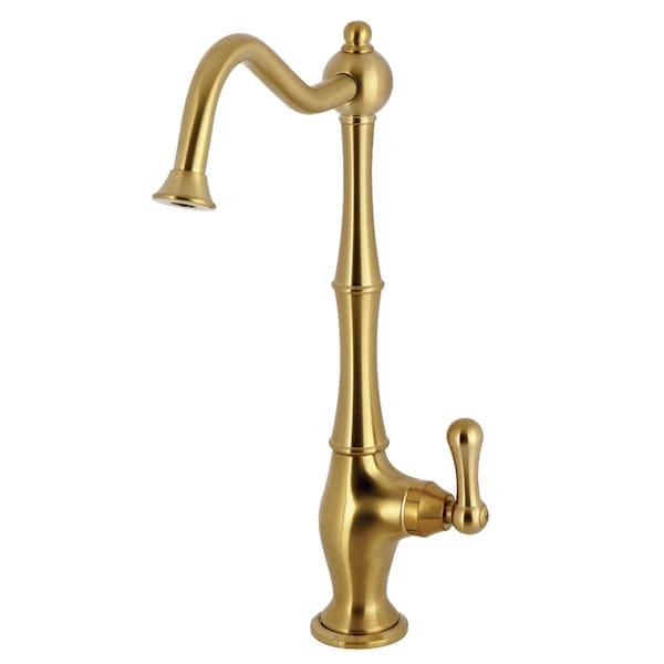Kingston Brass Single-Handle Cold Water Filtration Faucet, Brushed Brass KS1197AL - main