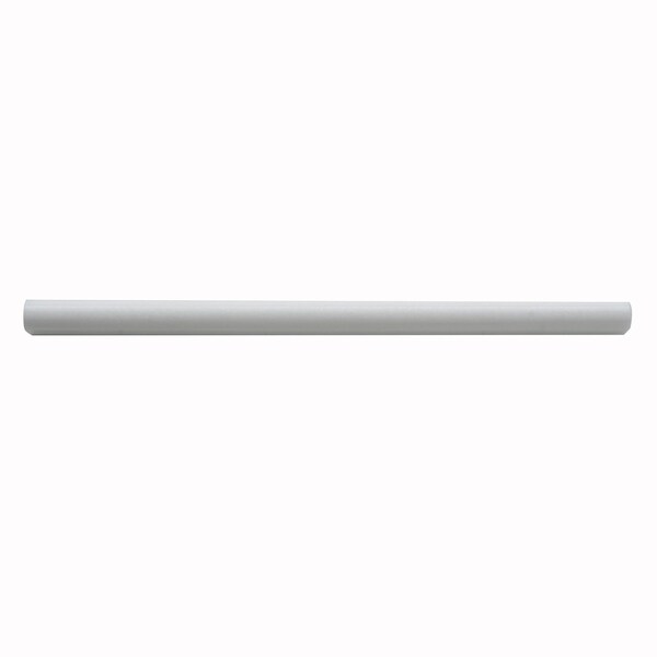 Apollo Tile White 1x12 Thassos Marble Polished Pencil Liner Tile Trim 0.5 sqft/case, 10PK APLMTS881PA - main