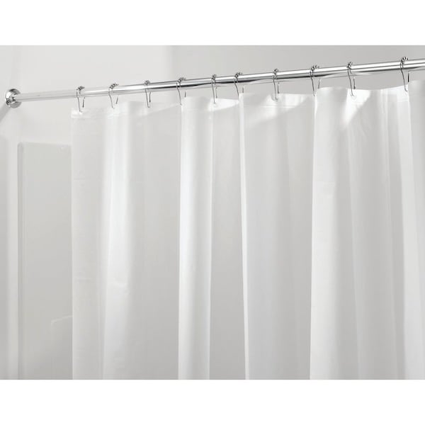 Idesign Shower Curtain/Liner, 72 in L, 72 in W, PEVA, Clear 12052 - main