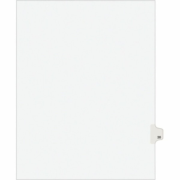 Avery Dividers, Index, Sidetab, 20 25PK AVE01020 - main