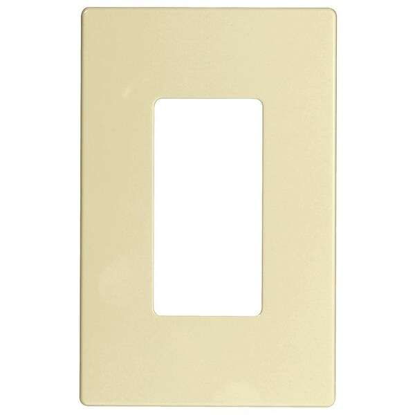Eaton Wiring Devices PJS Wallplate, 4-7/8 in L, 3-1/8 in W, 1 -Gang, Polycarbonate, Light Almond PJS26LA - main