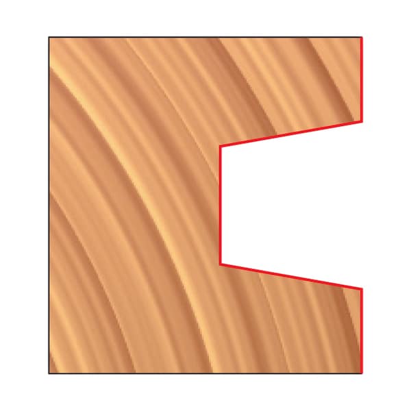 Freud 3-9/16in. x 1-3/32in. x 1-1/4in. Wedge Tongue & Groove Cutters UP033-IC - main