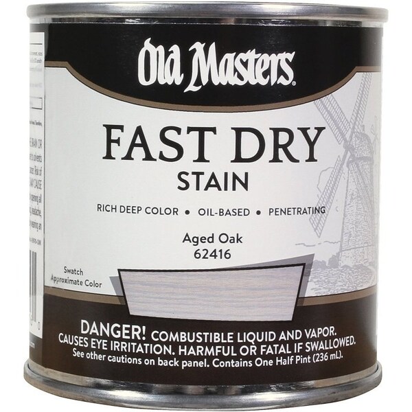 Old Masters .5Pt Fast Dry Stain Aged Oak 62416 - main