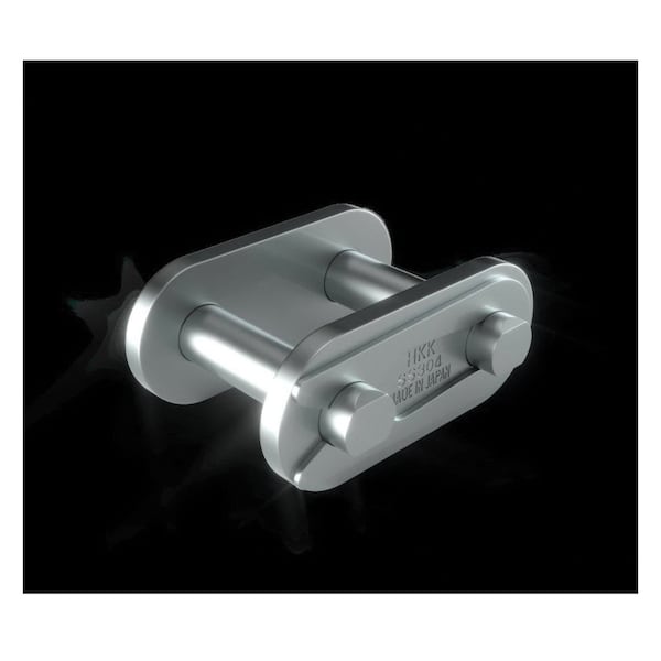 Hkk Chain Spring Clip Connecting Link, 40 chain, 1/2 in Pitch, 0.156 Dia Pin, 304 SS SR040SCL1 - main