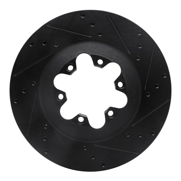 Dynamic Friction Co DFC Brake Rotor - Drilled and Slotted - Black 633-48057R - main