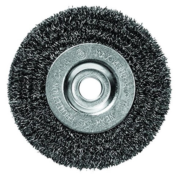 Century Drill & Tool 4 x 0.5 in. Coarse Bench Grinder Wire Wheel, 2PK CY76841 - main