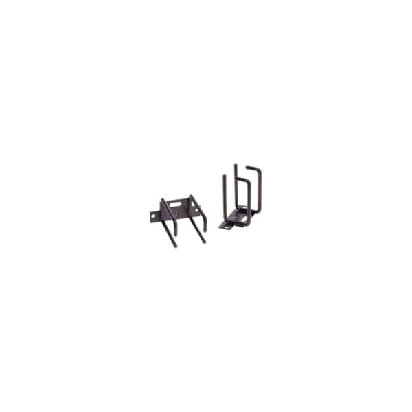 Hubbell Premise Wiring Hubbell HC23VR2 Vertical Management Ring - Ring - Black - - 19" Panel Width, PK2 HC23VR2 - main