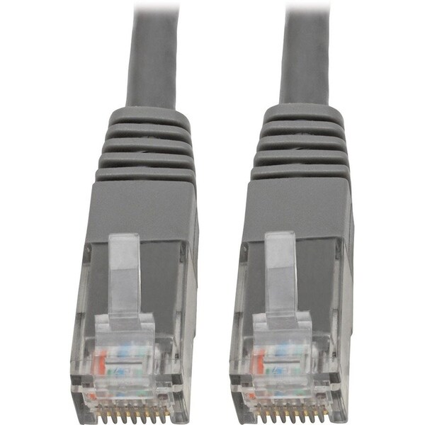 Eaton Tripp Lite Series Cat6 Gigabit Molded UTP Ethernet Cable RJ45 M/M, PoE, Gray, 6 ft. 1.83 m N200-006-GY - main