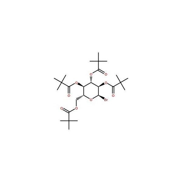 Ak Scientific 2, 3, 4, 6-Tetra-O-Pivaloyl-alpha-D-Glucopyranosyl Bromide (100g), CAS 81058-27-7 W0114-100g - main