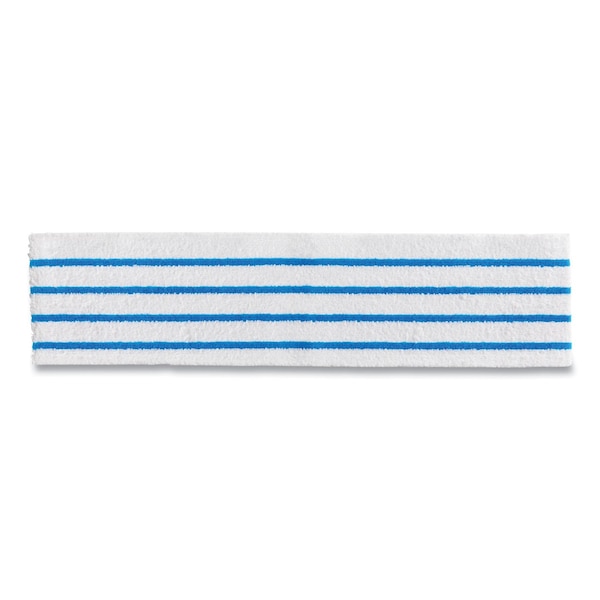 Rubbermaid Commercial Disposable Microfiber Pad, White/Blue Stripes, 4.75 x 19, PK150 2134282 - main
