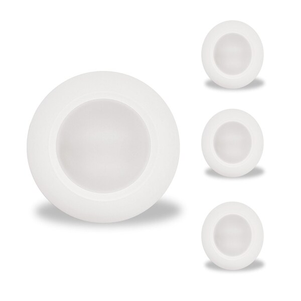 Bulbrite 14W 7in LED Disc Light, 5CCT Selectable, 27/30/35/40/50K, 1100lu, 4PK 862881 - main