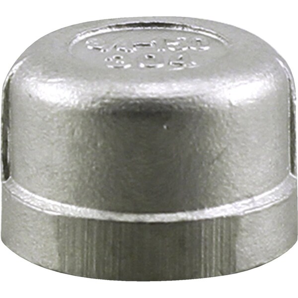 Plumbeeze PLUMB-EEZE 1'' FIP Stainless Steel Cap U2-SSCA-10 - main