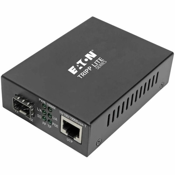 Tripp Lite Fiber to Ethernet Converter, 1000MBps, 1"H N785-P01-SFP - main