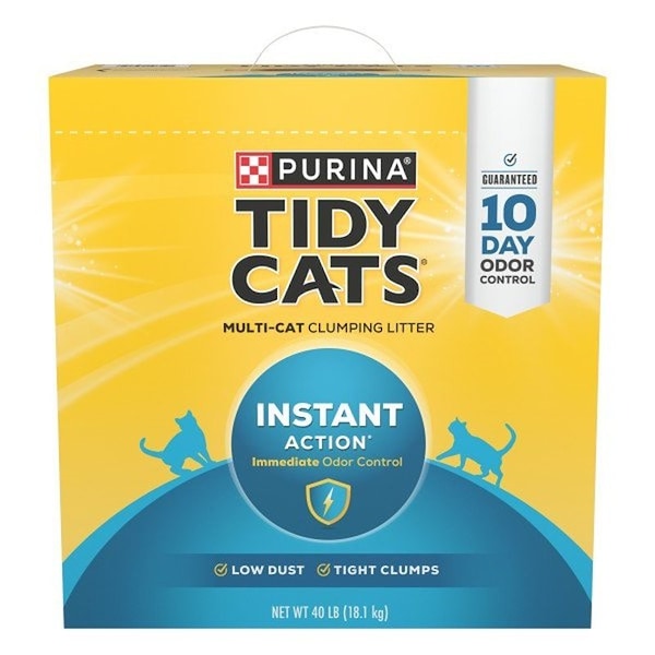 Tidy Cats Tidy Cats Instant Action 7023010785 Cat Litter, 35 lb Capacity, Gray/Tan 7023010712 - main