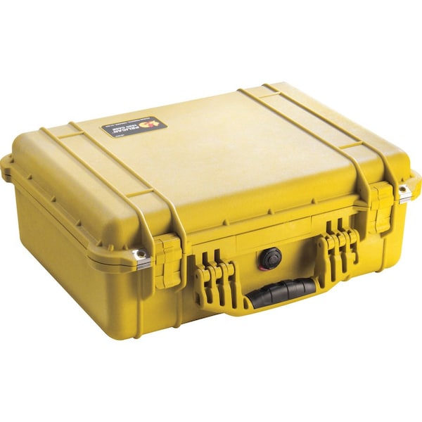 Pelican Yellow Protective Case, 19.78"L x 15.77"W x 7.4"D 1520NF - main