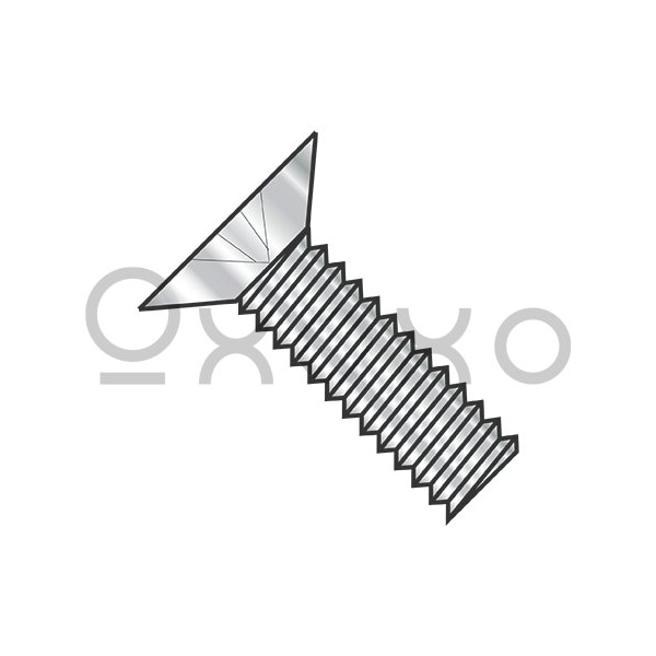 Oxoxo 6-32X1/4 MS24693-C Phillips Flat 100 Degree F/T Machine Screw 300 Series S/S DFAR, 4000PK 450112 - main