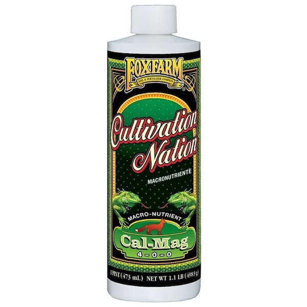 Foxfarm Cultivation Nation FXF270314 Cal-Mag Supplement, 1 pt, Liquid, 4-0-0 N-P-K Ratio CNCALMAGPINT - main