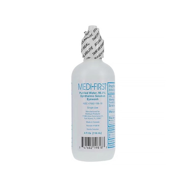 Medi-First Wash Solution 98.3%, 4oz Bottle 1514399 - main