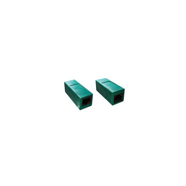Cable Wholesale Cat6 Crossover Coupler, Green, RJ45 Female, Unshielded 30X8-33510 - main