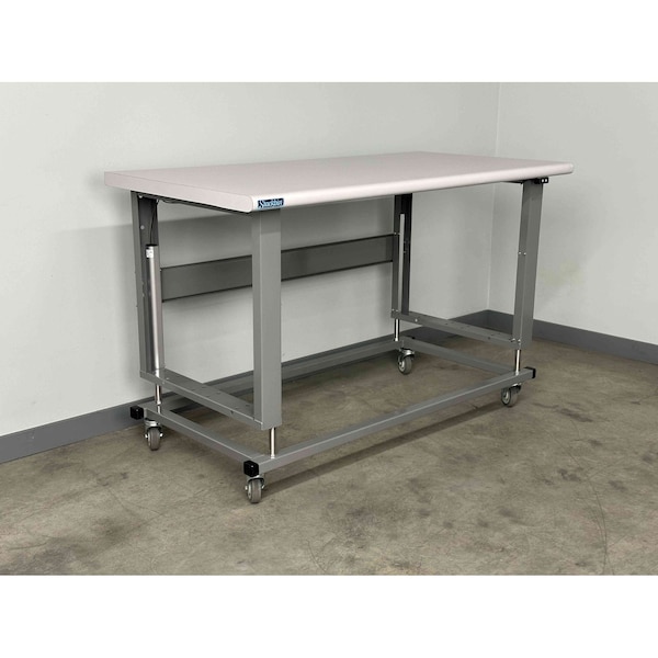 Stackbin Electric Workbenches, 72"W, Adj. H, 1000lb C7236-4000-E-GY - main
