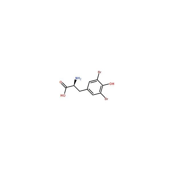 Ak Scientific 3, 5-Dibromo-L-tyrosine (1g), CAS 300-38-9 8169AF-1g - main