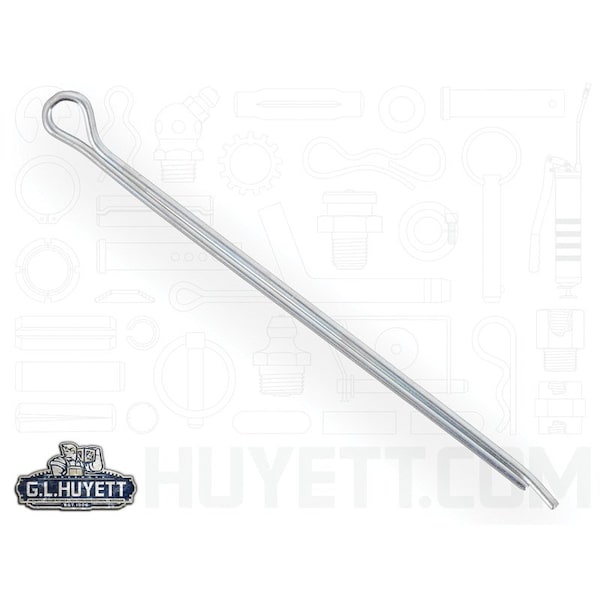 Huyett Hammerlock Cotter Pin, Zinc Plated Carbon Steel, 0.094 in Dia x 2.500 in Effective Length CPHZ-093-2500 - main