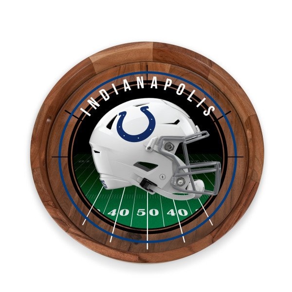 Picnic Time Family Of Brands NFL Indianapolis Colts - Barista Serving Tray with Glass Insert 907-09-511-144-2 - main