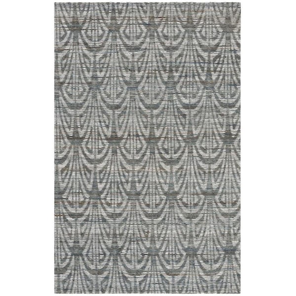 Safavieh Cape Cod Medium Rectangle RugsSlate & Ivory 6 x 9 ft. CAP501A-6 - main