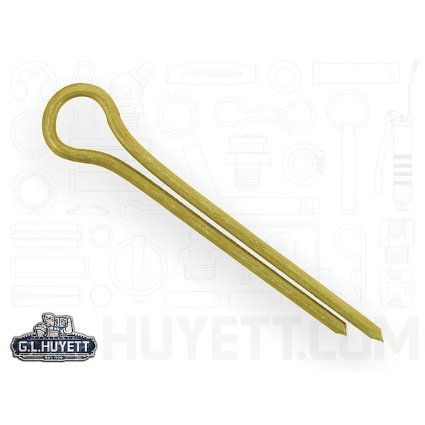 Huyett Cotter Pin, Cadmium Plated Carbon Steel, 0.047 in Dia x 0.500 in Effective Length CPC-046-0500 - main