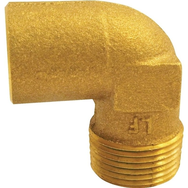 Epc Elkhart Products 10156842 Pipe Elbow, 1/2 in, Sweat x MIP, 90 deg Angle, Copper 10159311/10156842 - main