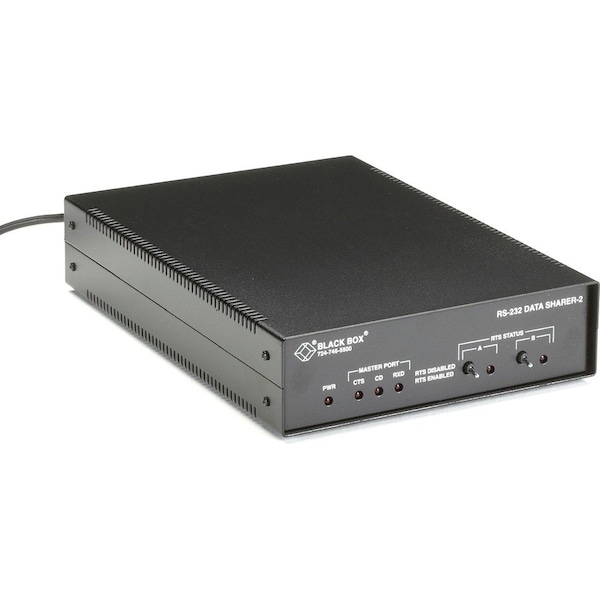 Black Box RS-232 Data Sharer, 2-Port (in Metal Case) - TAA Compliant TL601A-R2 - main