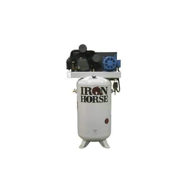 Iron Horse 2 Stage Stationary Air Compressor With Mag Starter IHD7380V2-CS4 - main