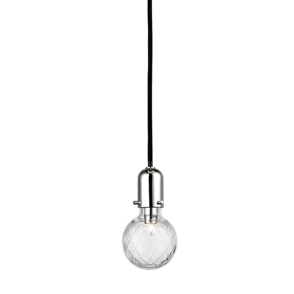 Hudson Valley Lighting Marlow 1 Light Pendant 3.5 In. Polished Nickel 1100-PN - main