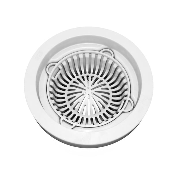 Zurn FS8 2" Outlet, 5" Sump Floor Sink W/ Dome Strainer and Sediment Bucket FS8-5-PV2-Y - main