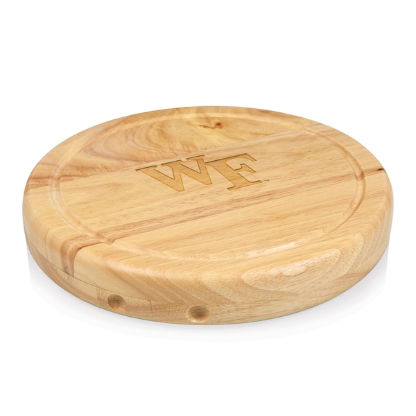 Picnic Time Family Of Brands NCAA Wake Forest Demon Deacons Circo Cheese Board and Knife Set - Charcuterie Board Set 854-00-505-613-0 - main