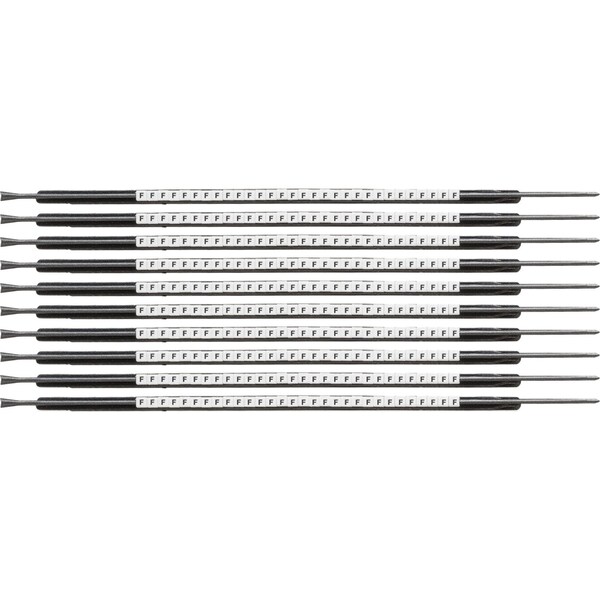 Brady ClipSleeve Wire Markers Size 05 Nylon 22 AWG - 20 AWG, F Pack of 300 Each, 300PK SCN05-F - main