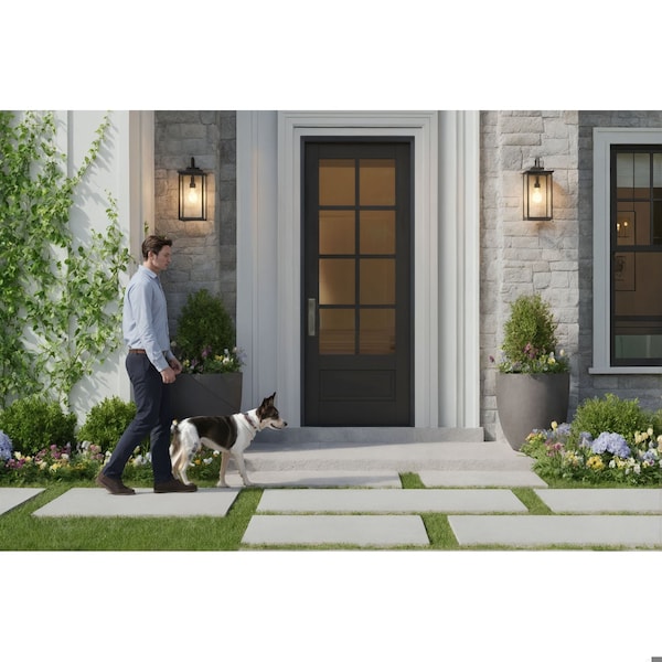 Doornmore G7508, 37.75" x 98" ( 36" Door) Left Hand, Mahogany SDL 8 Lite, 3/4 Lite Exterior Door G7508-SW-3696_1_LI - main