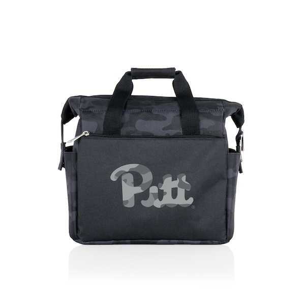 Picnic Time Family Of Brands NCAA Pittsburgh Panthers On The Go Lunch Bag Cooler - Soft Cooler Lunch Box, Black Camo 510-00-182-504-0 - main