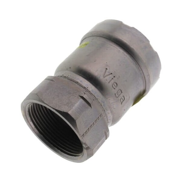 Viega MegaPressG adapter P 1.5 FPT 1.5 carbon steel zinc-nickel coating 25151 - main